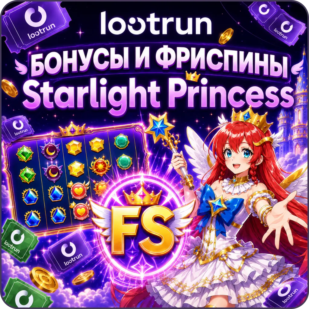 Бесплатные вращения Lootrun starlight princess