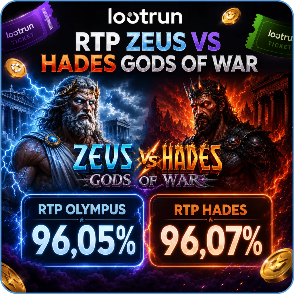 RTP zeus vs hades gods of war Lootrun